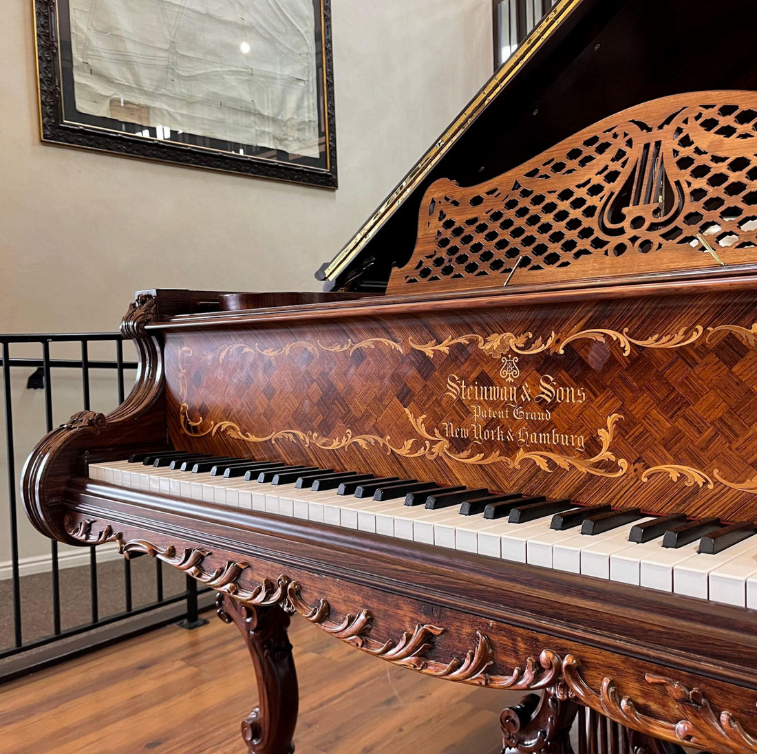 1901 Steinway B Dampers