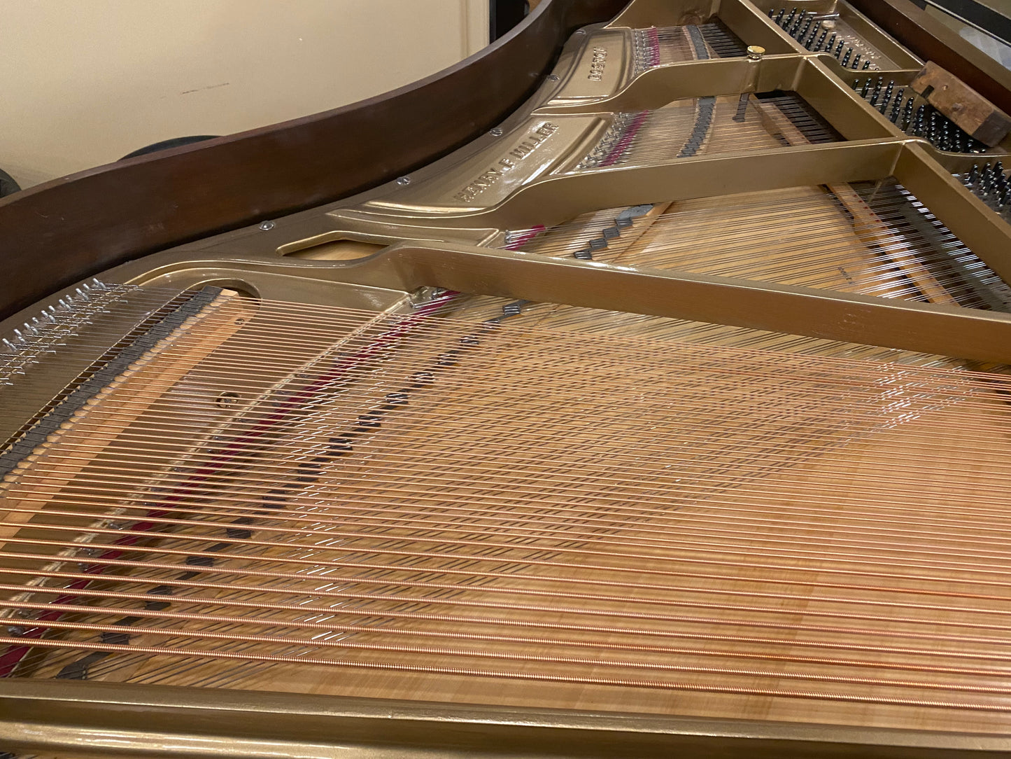 SOLD 1925 Henry F Miller Wood Finish Commissioned Grand Player Piano - With Self Playing QRS System