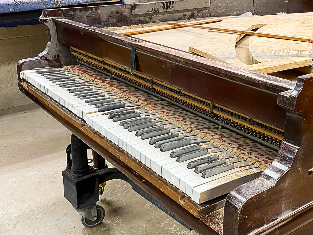 SOLD 1905 Christman 5' Mahogany Wood Finish Grand Piano
