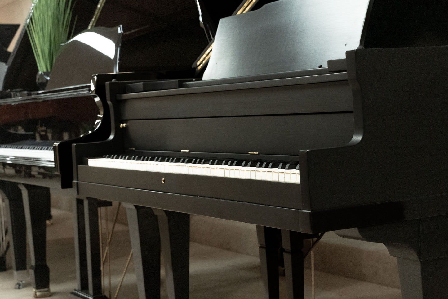 Image 2 of 1917 Aeolian Grand 4'9" / Satin Black