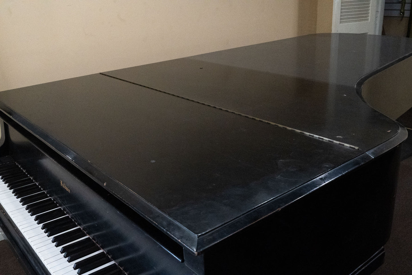 SOLD 1934 Baldwin Satin Black 9' Concert Grand Piano