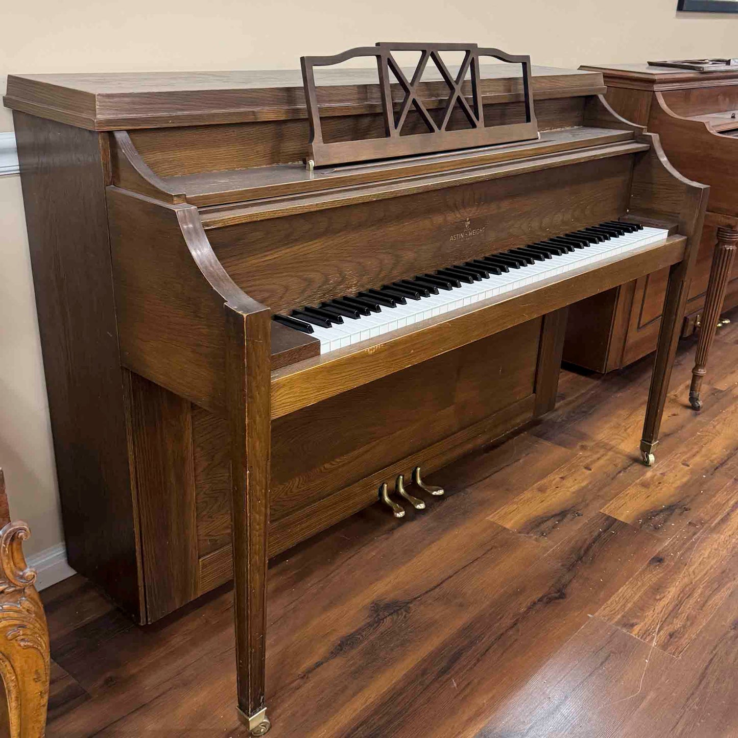 SOLD 1970 Astin-Weight 41" Wood Finish Commissioned Console Piano