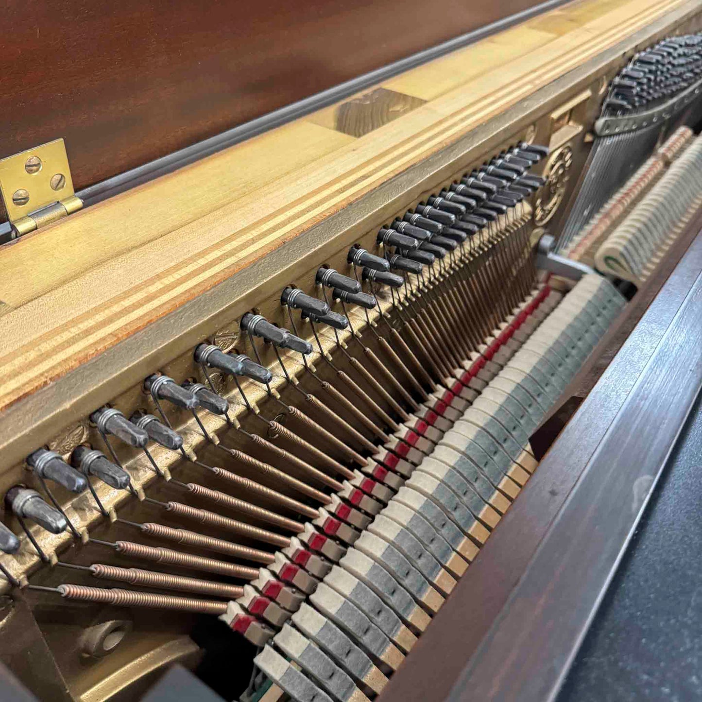 SOLD 1956 Kohler & Campbell 37" Black Satin Spinet Piano