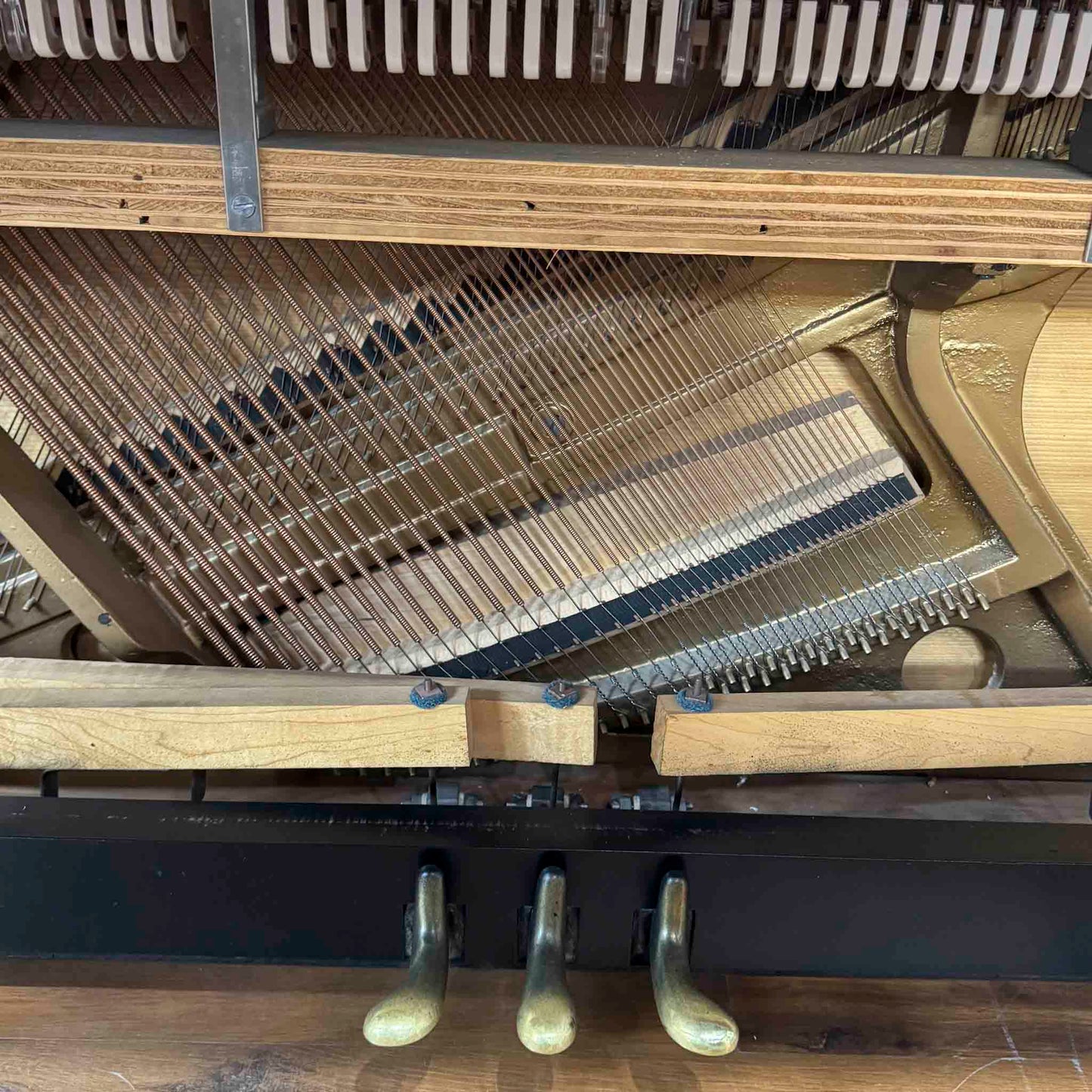 SOLD 1956 Kohler & Campbell 37" Black Satin Spinet Piano