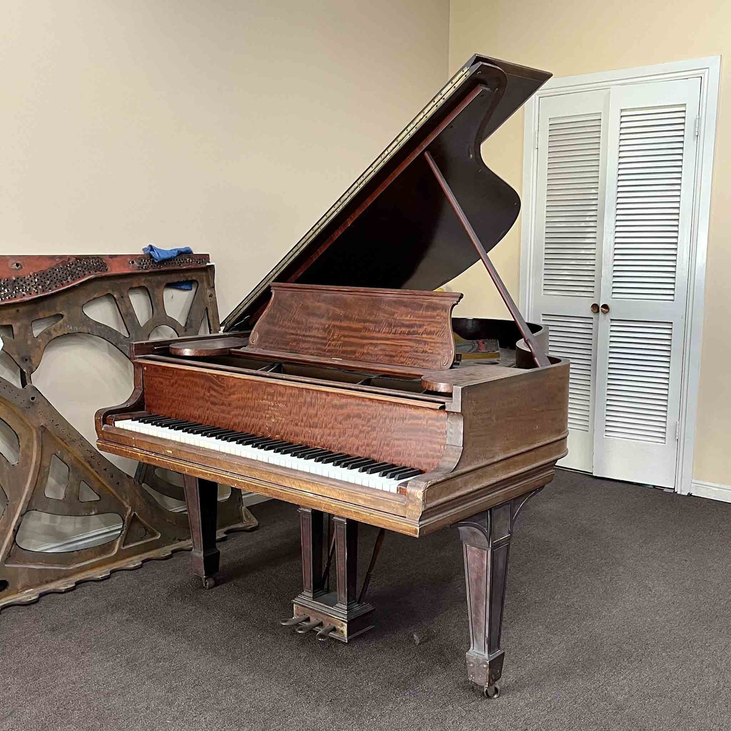 CURRENT SHOP WORK - 1905 Steinway O 5'10" Wood Finish Grand Piano
