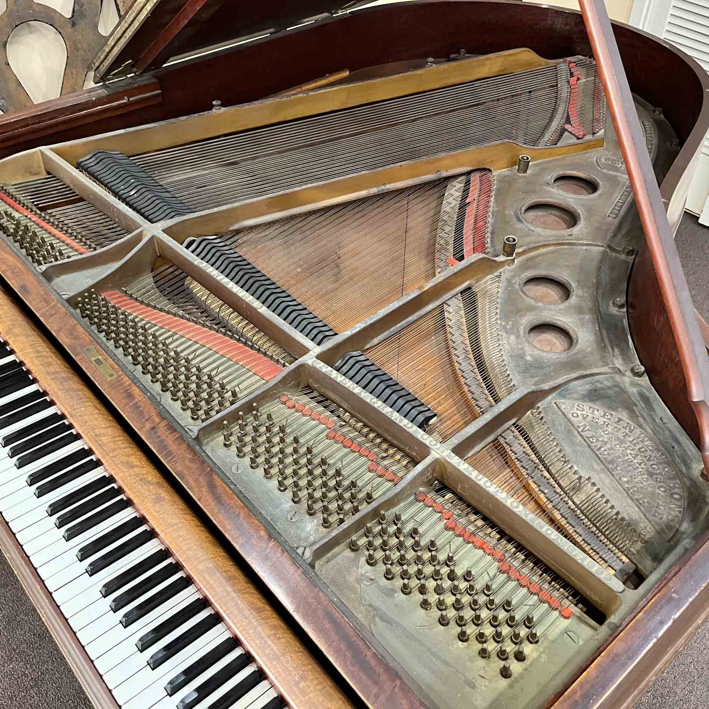 CURRENT SHOP WORK - 1905 Steinway O 5'10" Wood Finish Grand Piano