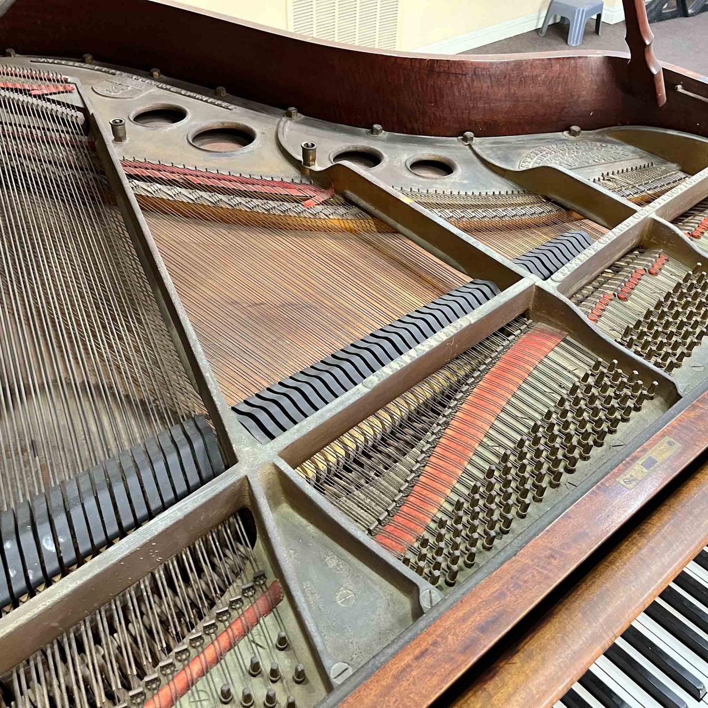 CURRENT SHOP WORK - 1905 Steinway O 5'10" Wood Finish Grand Piano
