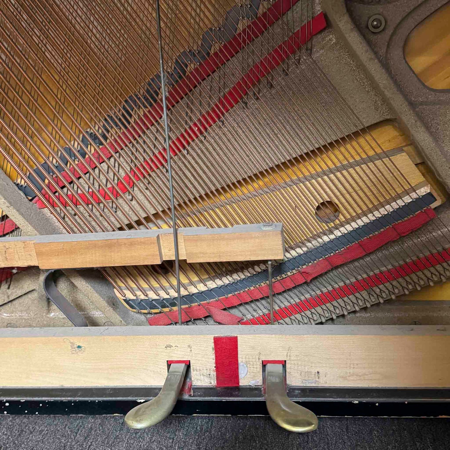 SOLD 1976 Steinway & Sons 44" Black Satin Finish Console Piano