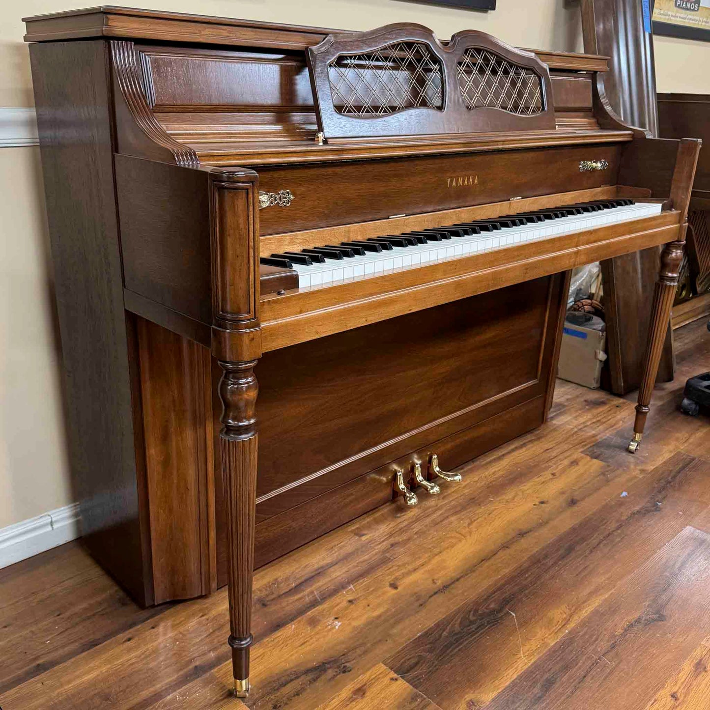 SOLD 1984 Yamaha M23 43" Walnut Wood Finish Commissioned Console Piano