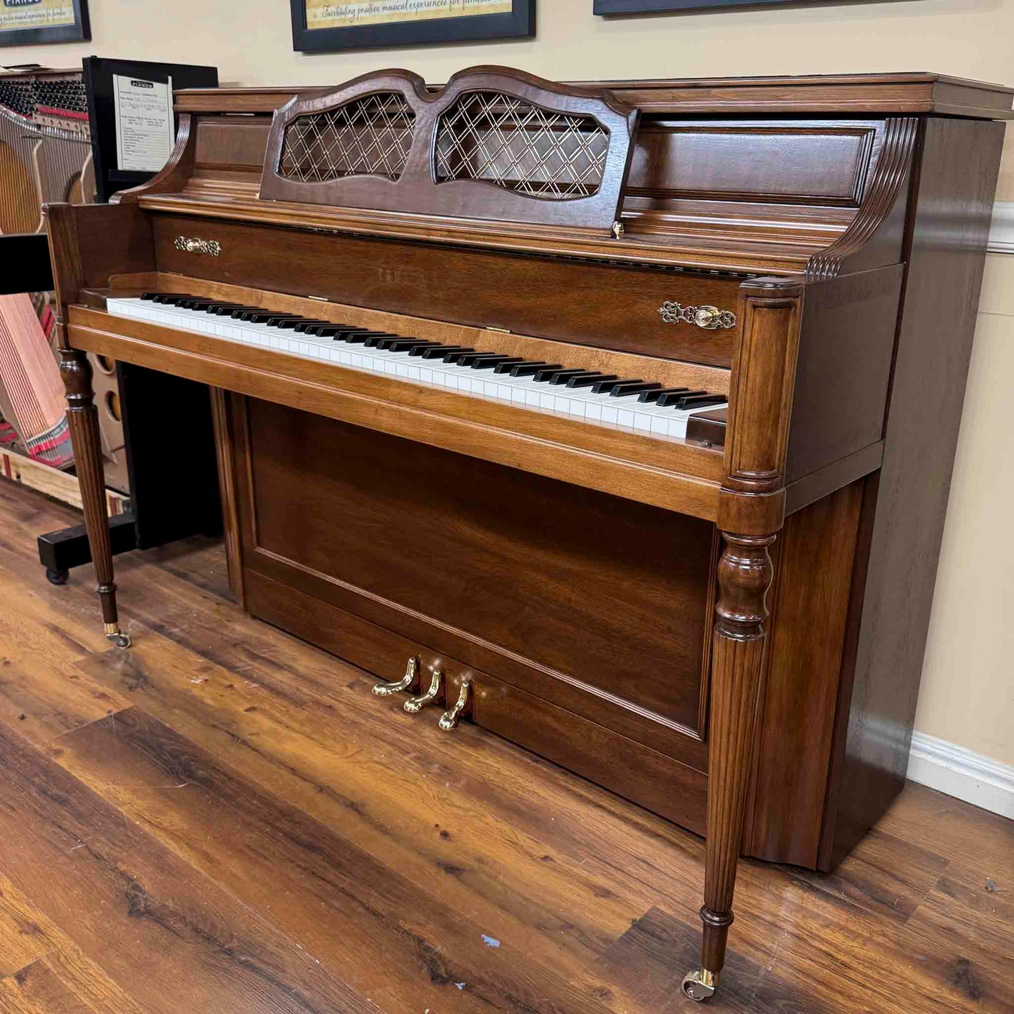 SOLD 1984 Yamaha M23 43" Walnut Wood Finish Commissioned Console Piano