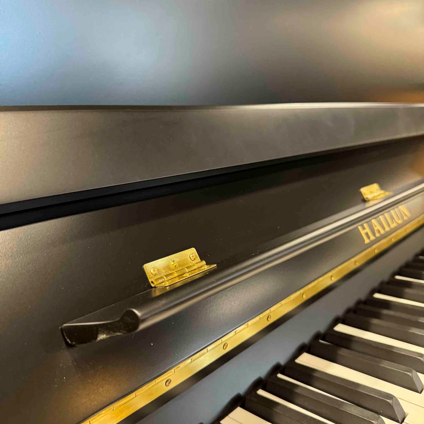 SOLD Hailun 5P 50" Black Satin Upright Piano