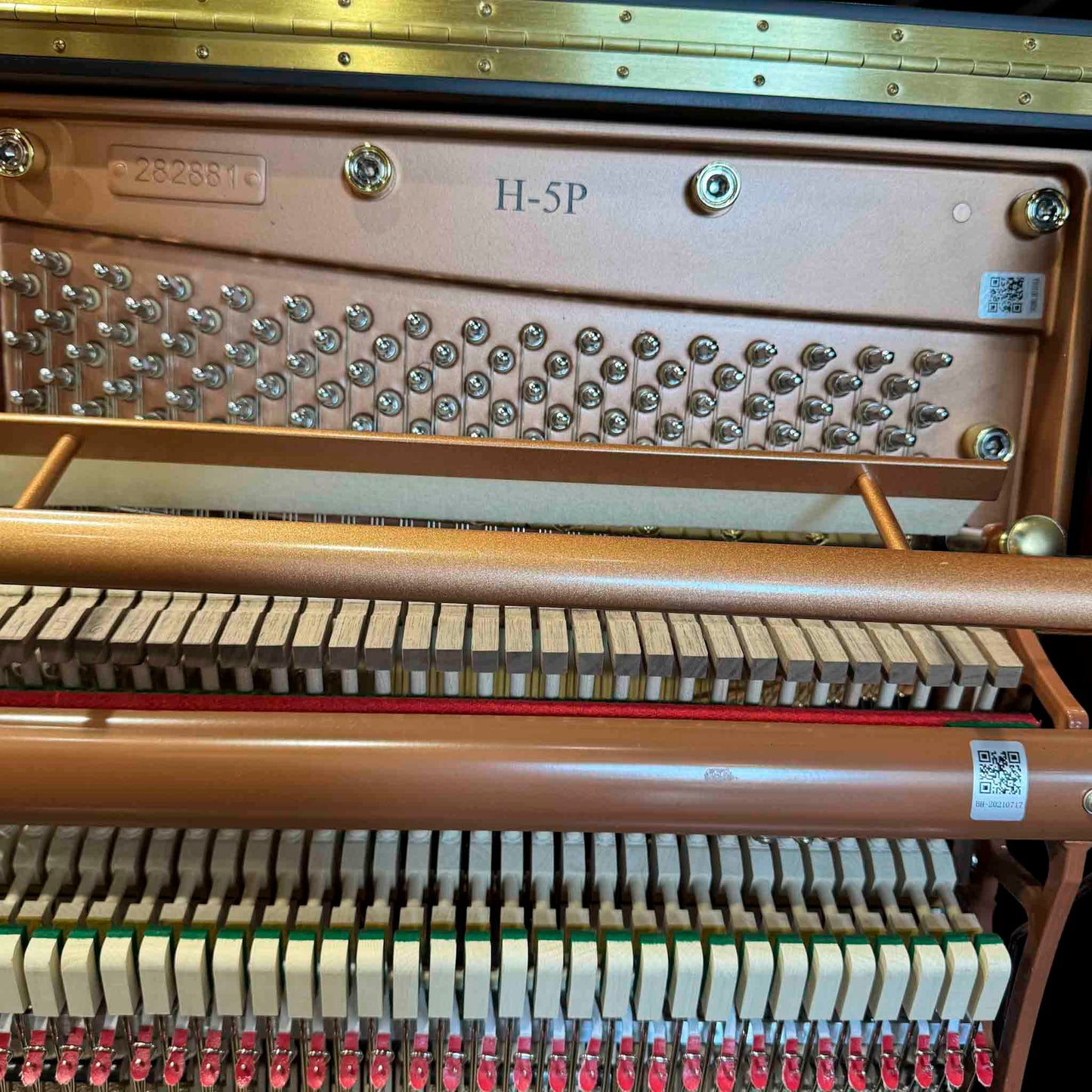 SOLD Hailun 5P 50" Black Satin Upright Piano