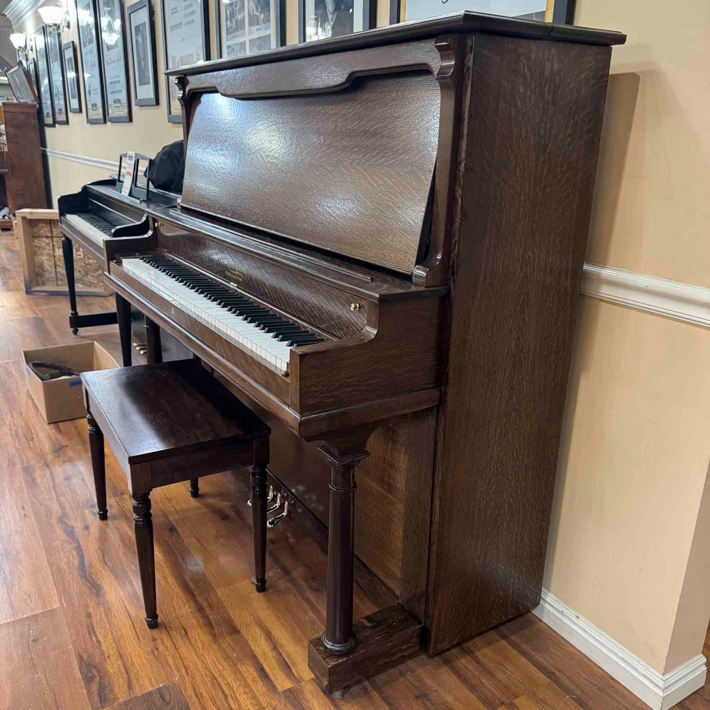SOLD 1911 Wellington Wood Finish Commissioned Upright Piano