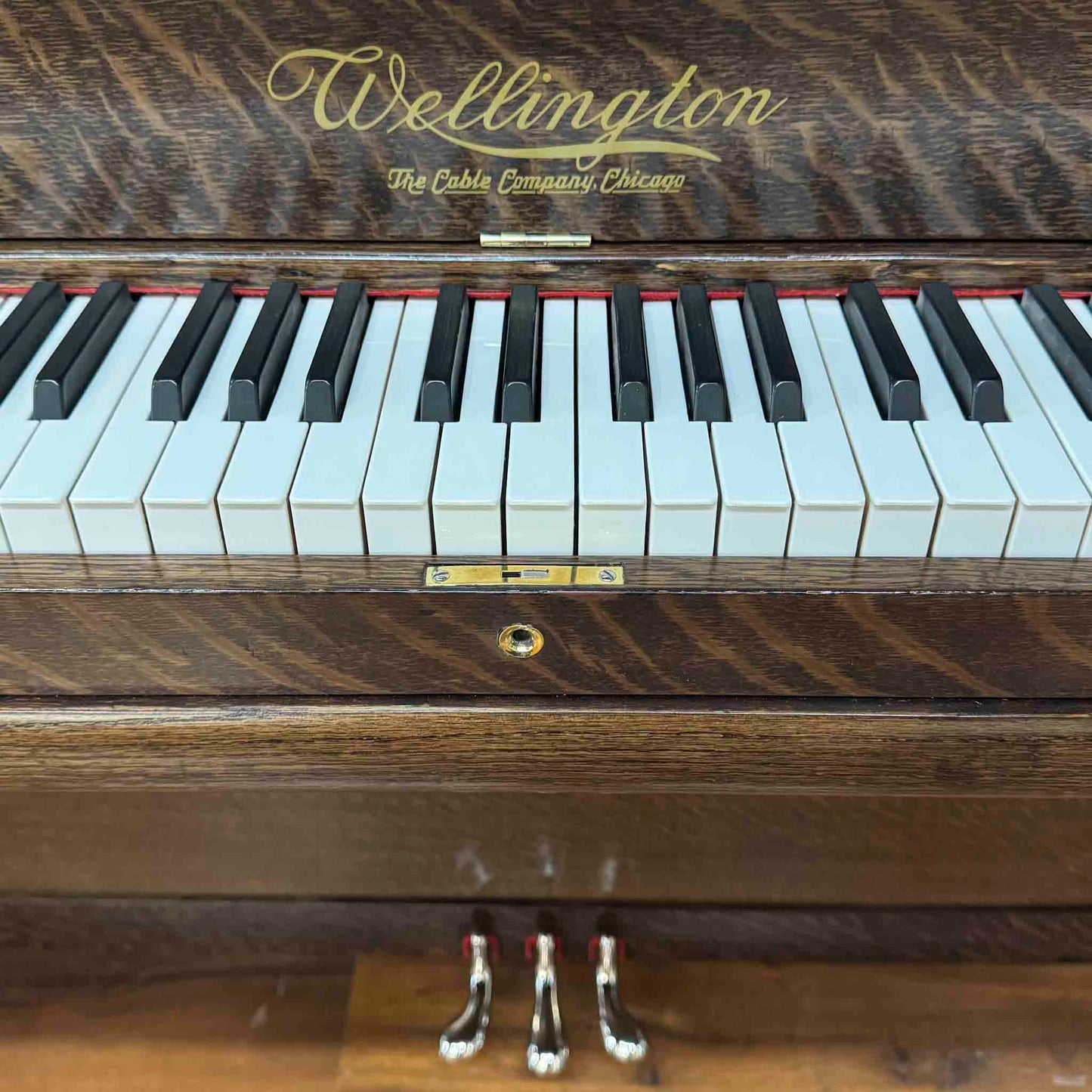 SOLD 1911 Wellington Wood Finish Commissioned Upright Piano