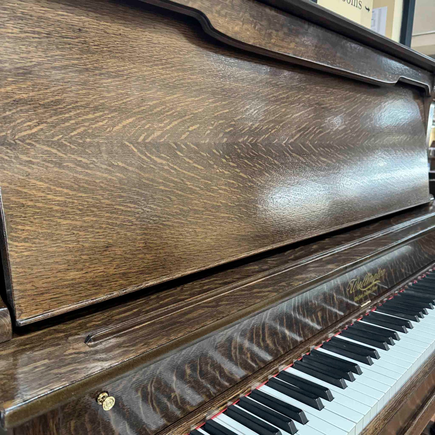 SOLD 1911 Wellington Wood Finish Commissioned Upright Piano
