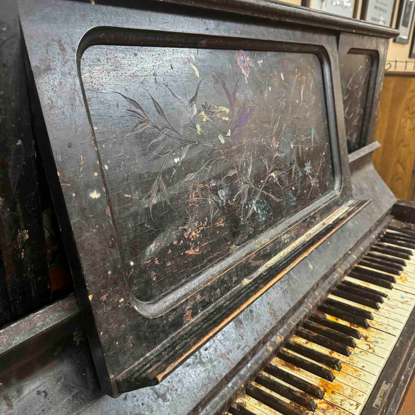 CURRENT SHOP WORK - 1892 Kimball Wood Finish 51" Commissioned Upright Piano