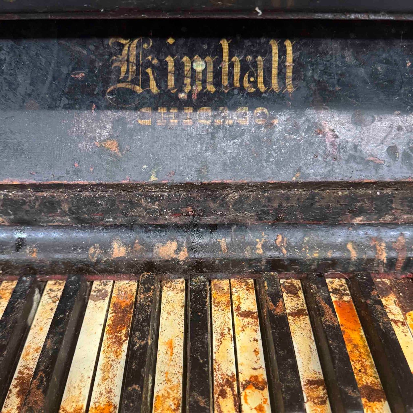 CURRENT SHOP WORK - 1892 Kimball Wood Finish 51" Commissioned Upright Piano