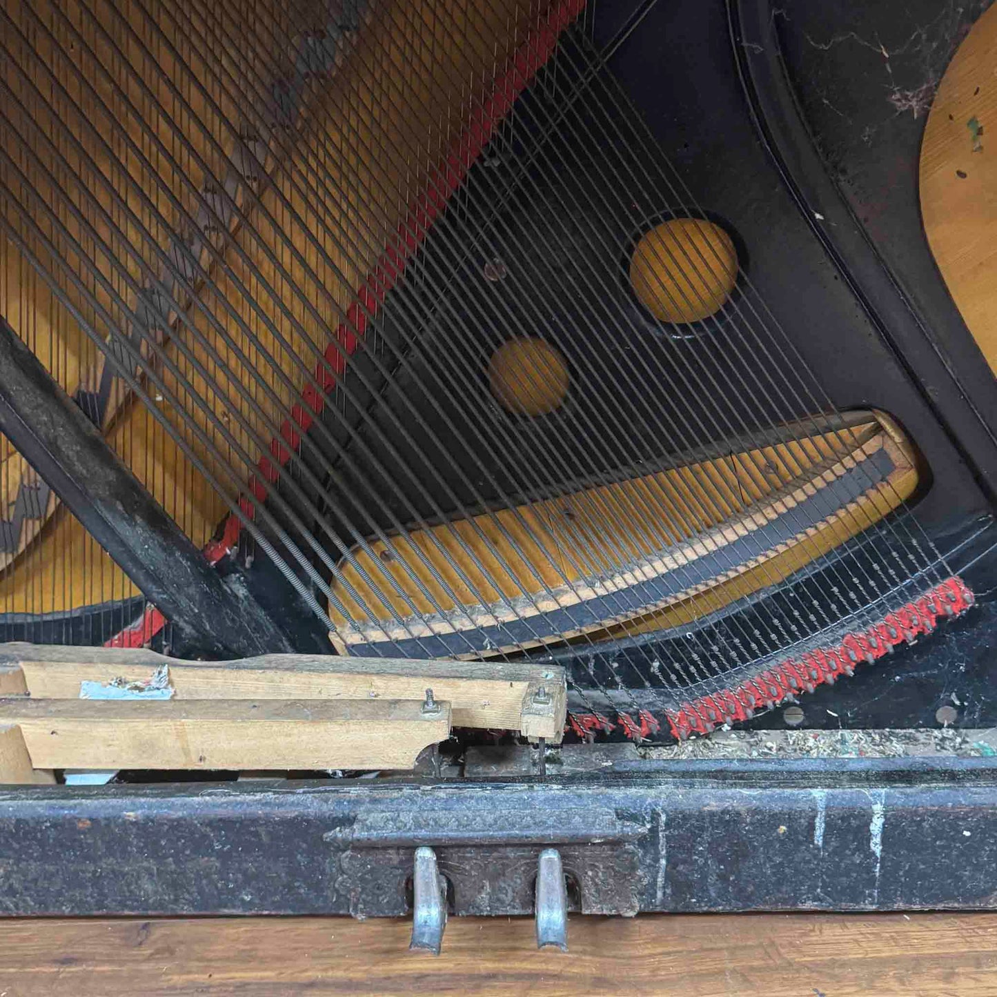 CURRENT SHOP WORK - 1892 Kimball Wood Finish 51" Commissioned Upright Piano