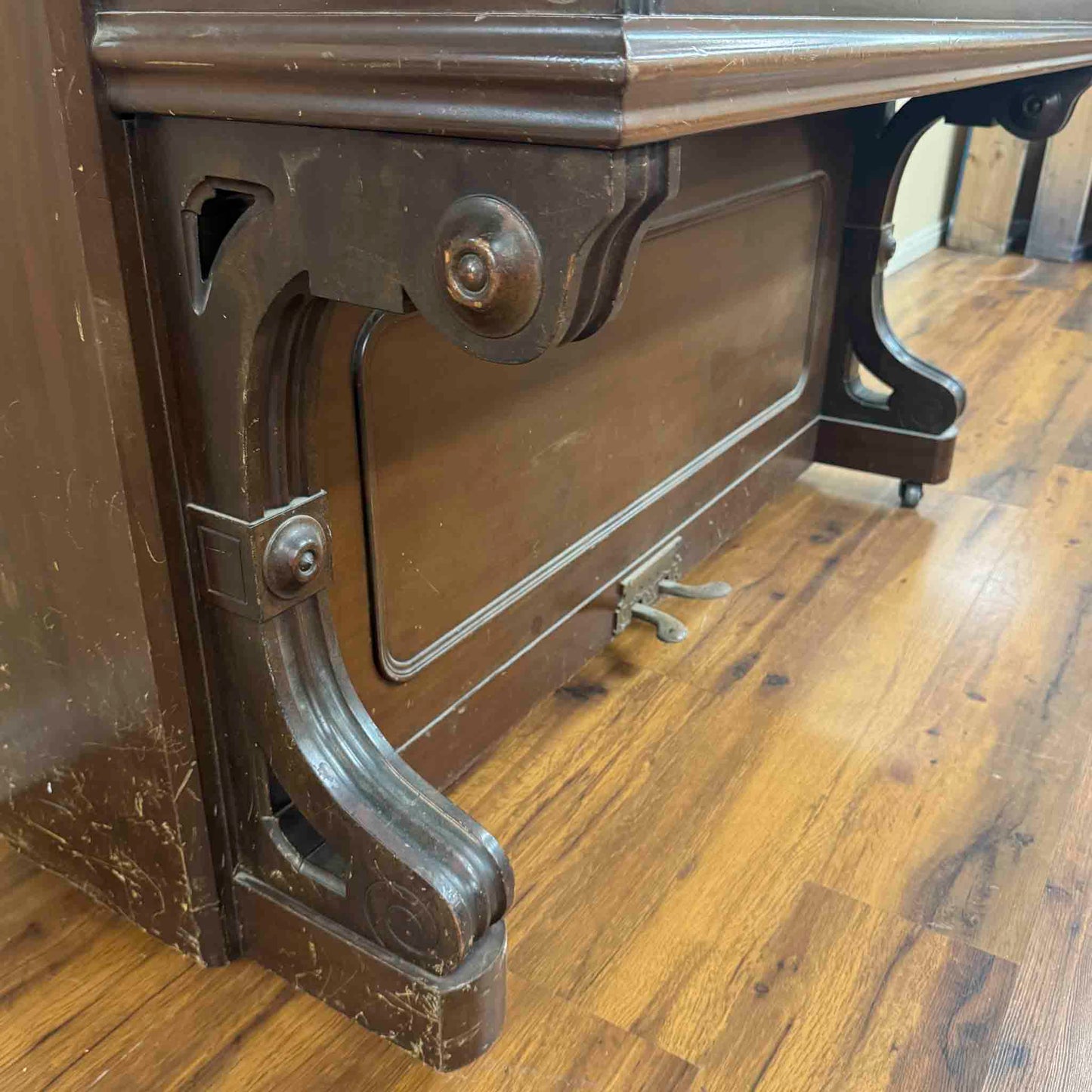 CURRENT SHOP WORK 1891 Weber Wood Finish 50" Commissioned Upright Piano