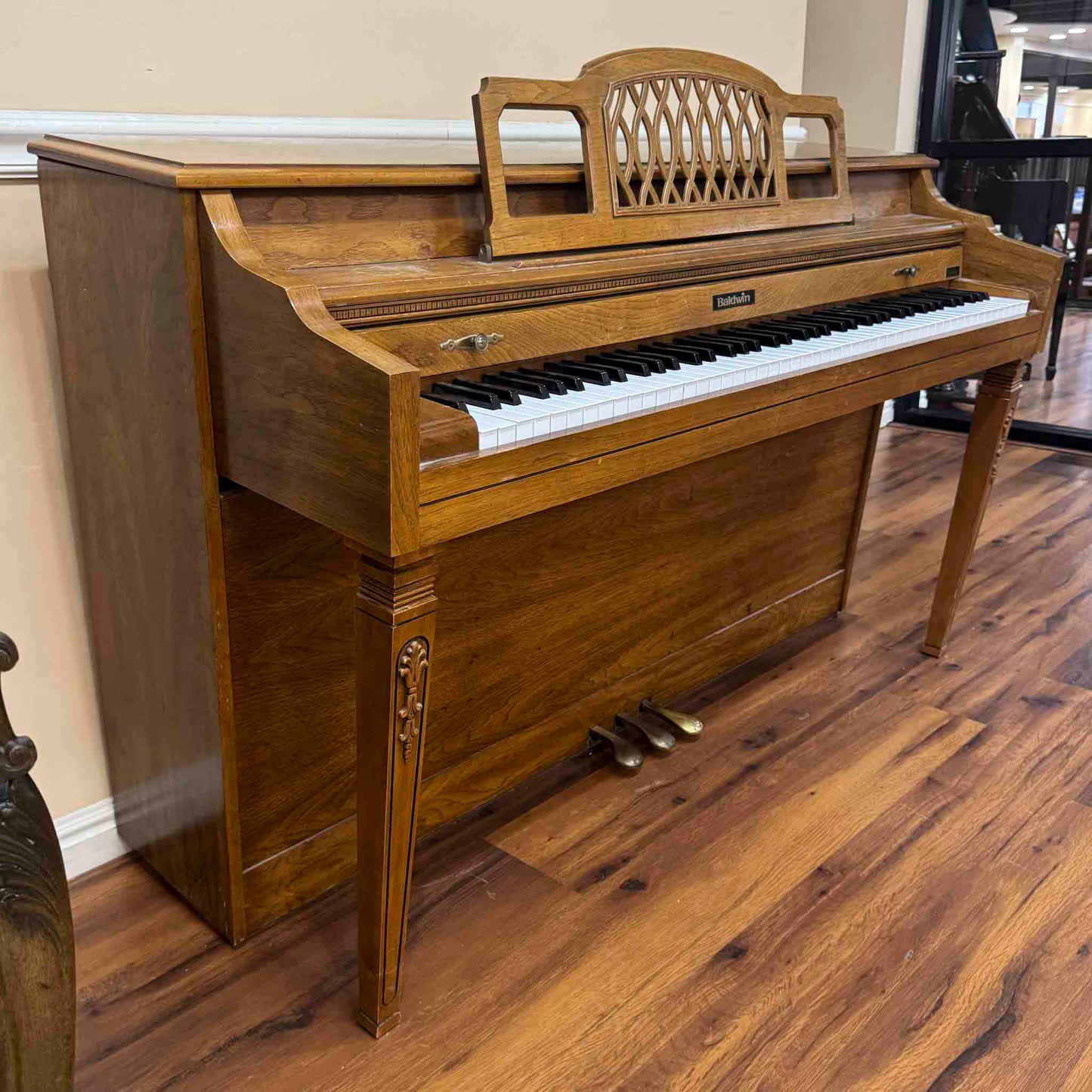SOLD 1988 Baldwin Wood Finish Commissioned Spinet Piano