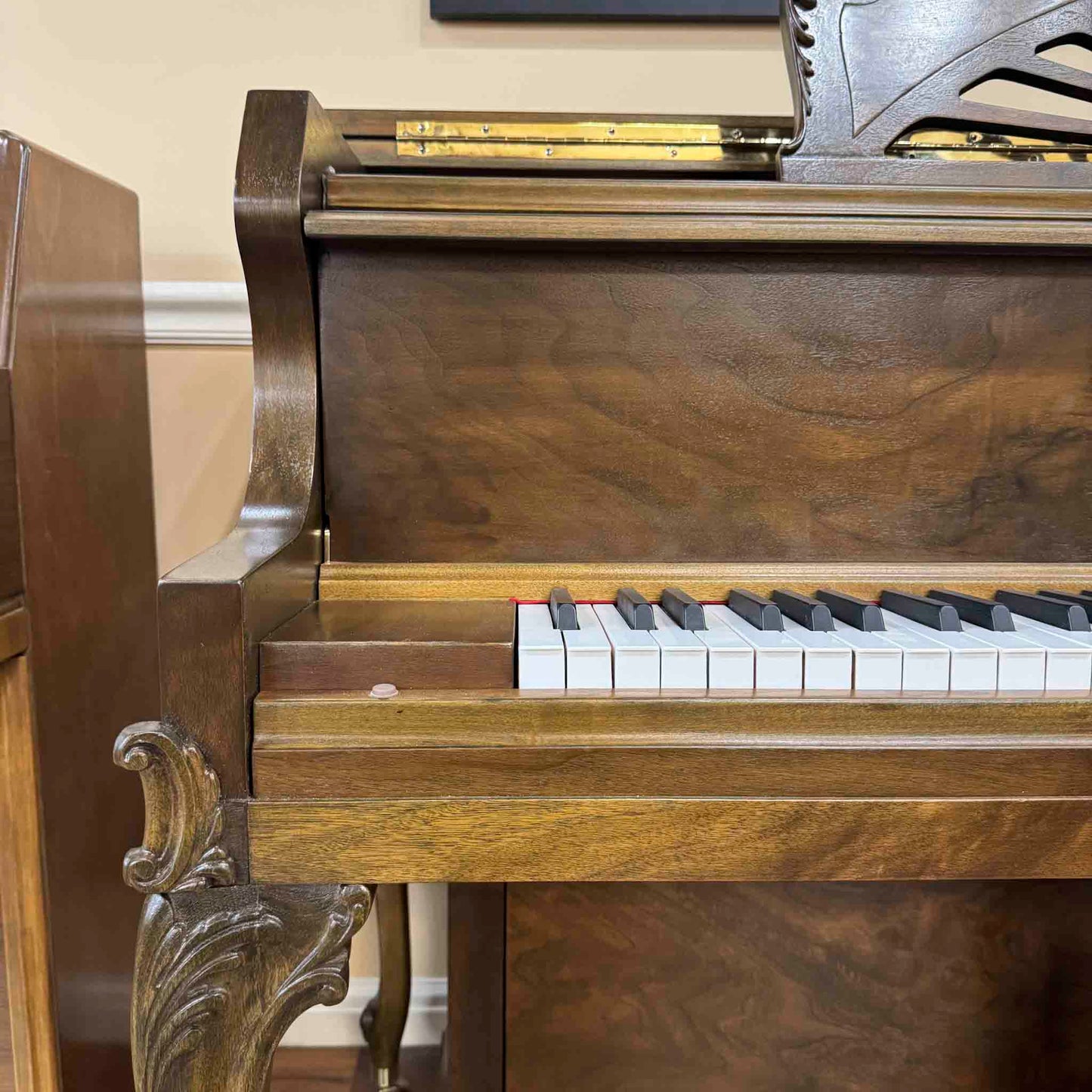 SOLD 1936 Gulbransen 41" Commissioned Wood Finish Console Piano
