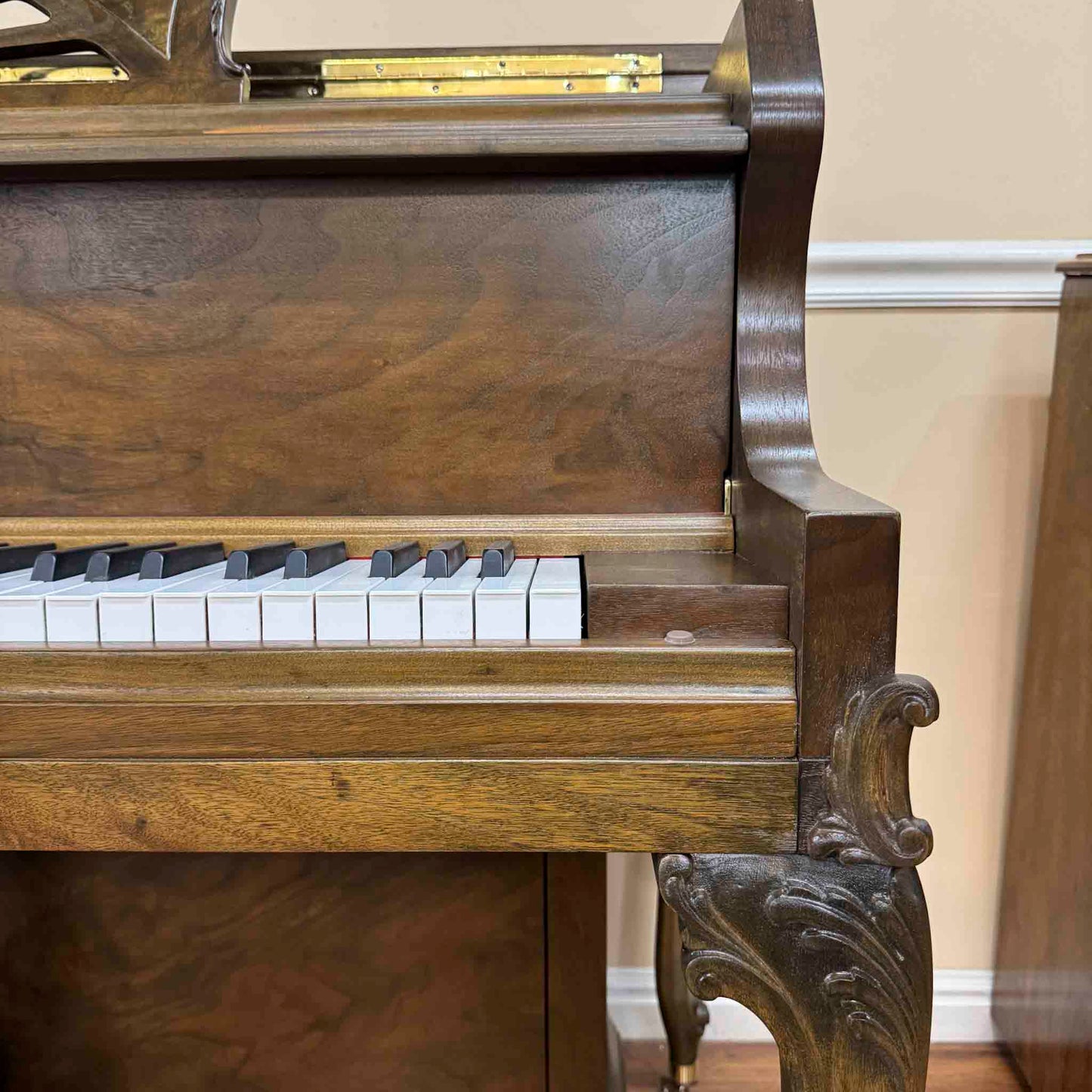 SOLD 1936 Gulbransen 41" Commissioned Wood Finish Console Piano