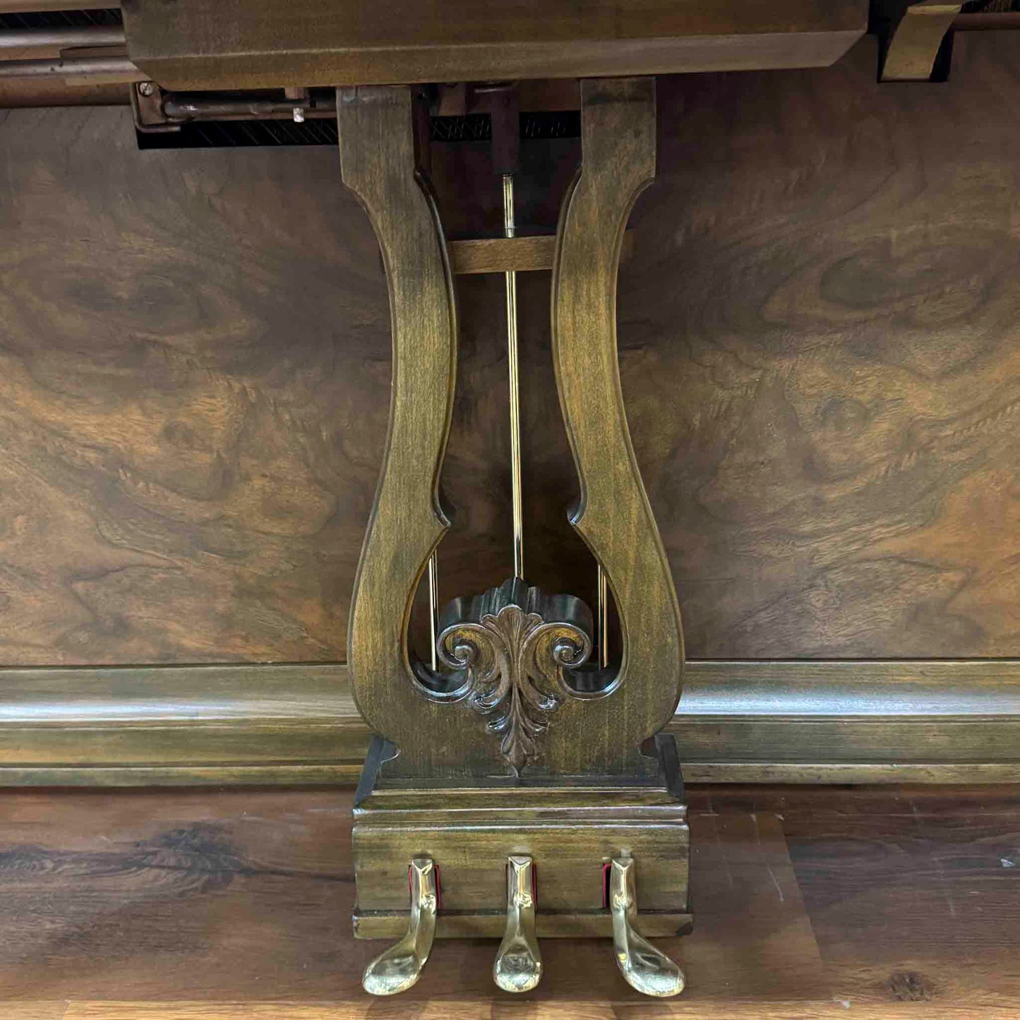 SOLD 1936 Gulbransen 41" Commissioned Wood Finish Console Piano