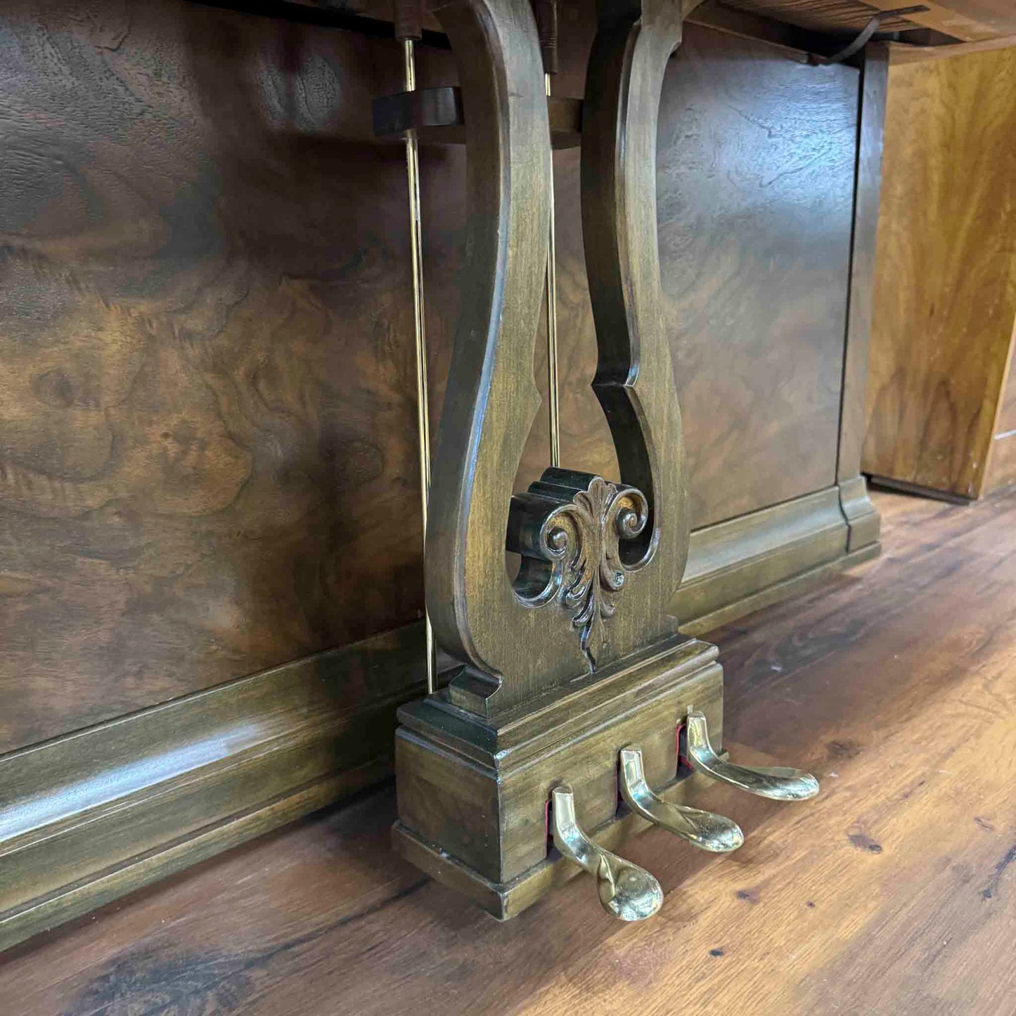 SOLD 1936 Gulbransen 41" Commissioned Wood Finish Console Piano