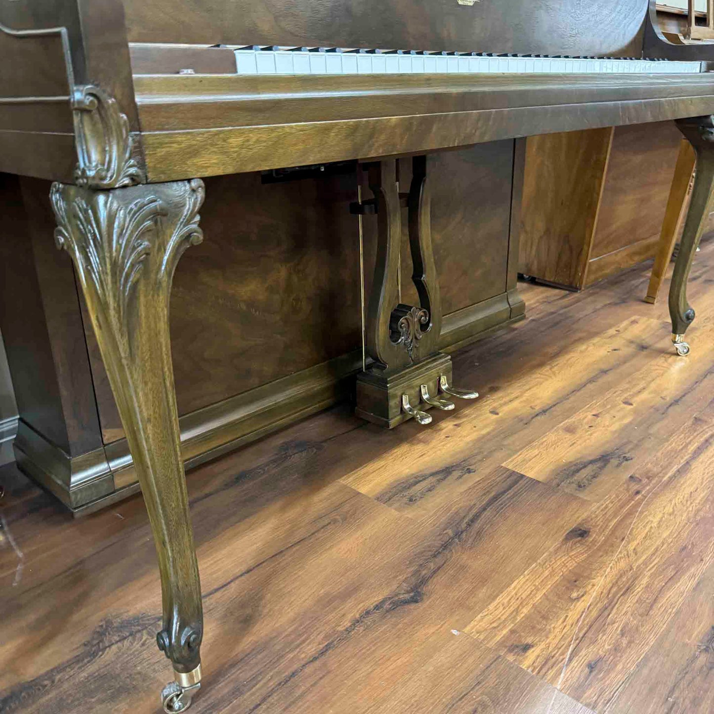 SOLD 1936 Gulbransen 41" Commissioned Wood Finish Console Piano