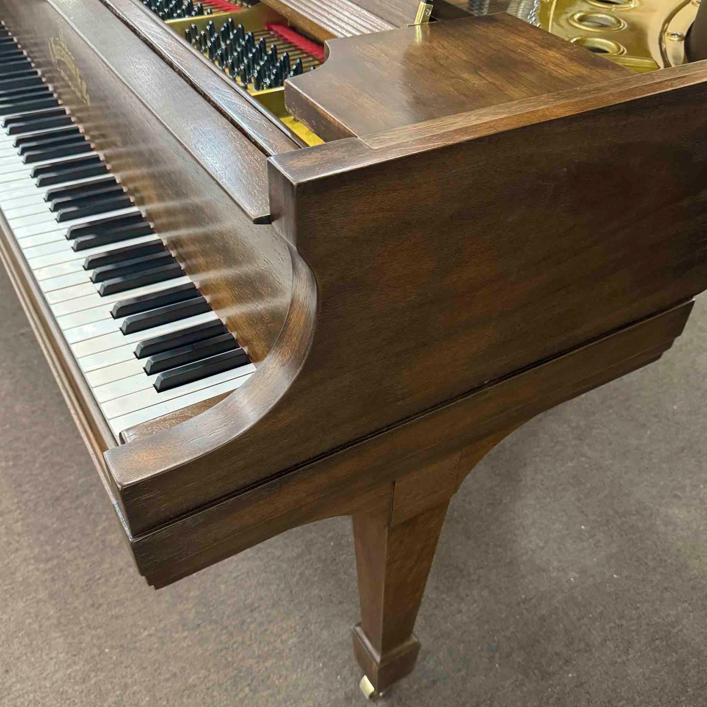 SOLD 1929 Kurtzmann White Finish Commissioned Grand Piano with Self-Playing QRS System