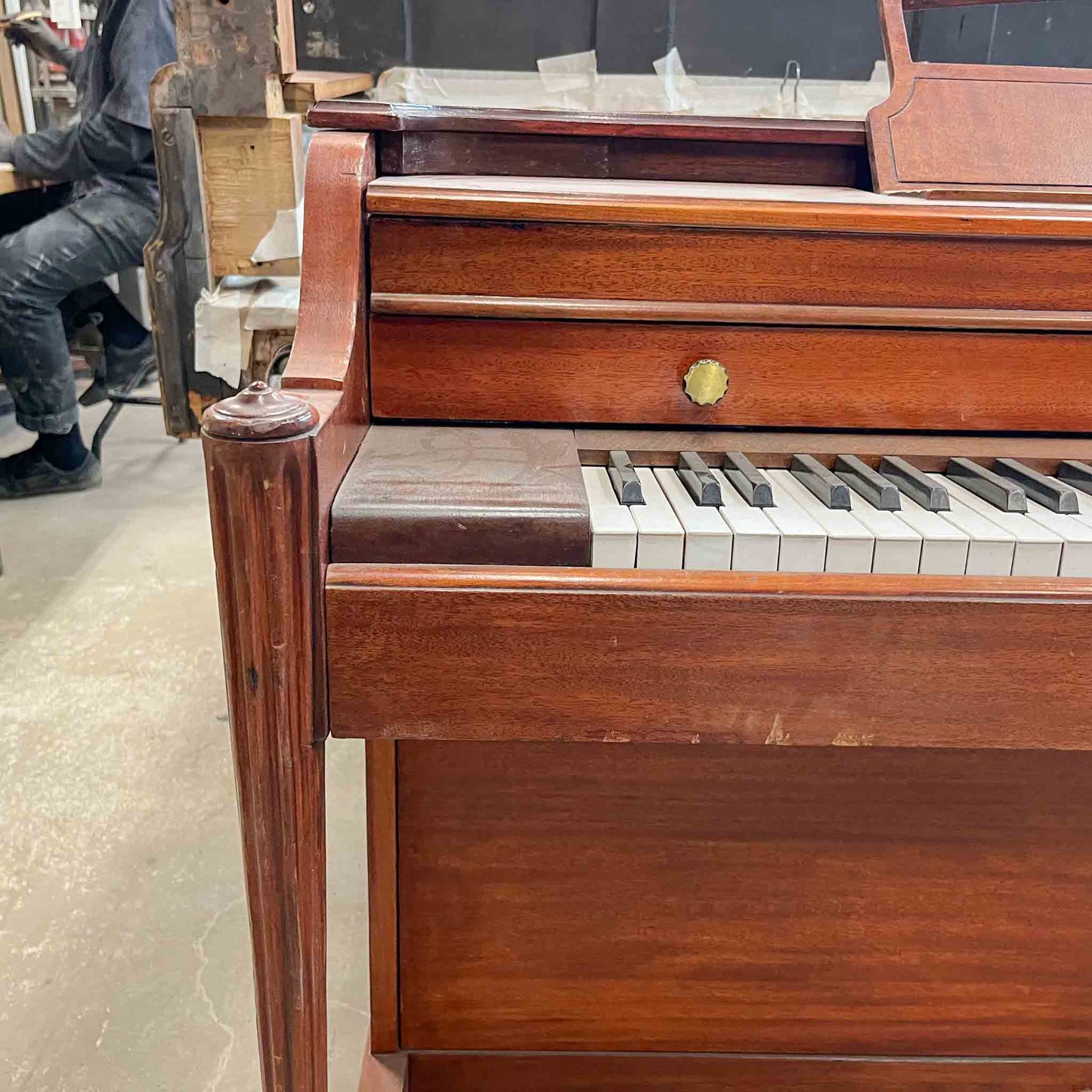 SOLD 1986 Baldwin 36" Wood Finish Spinet Piano