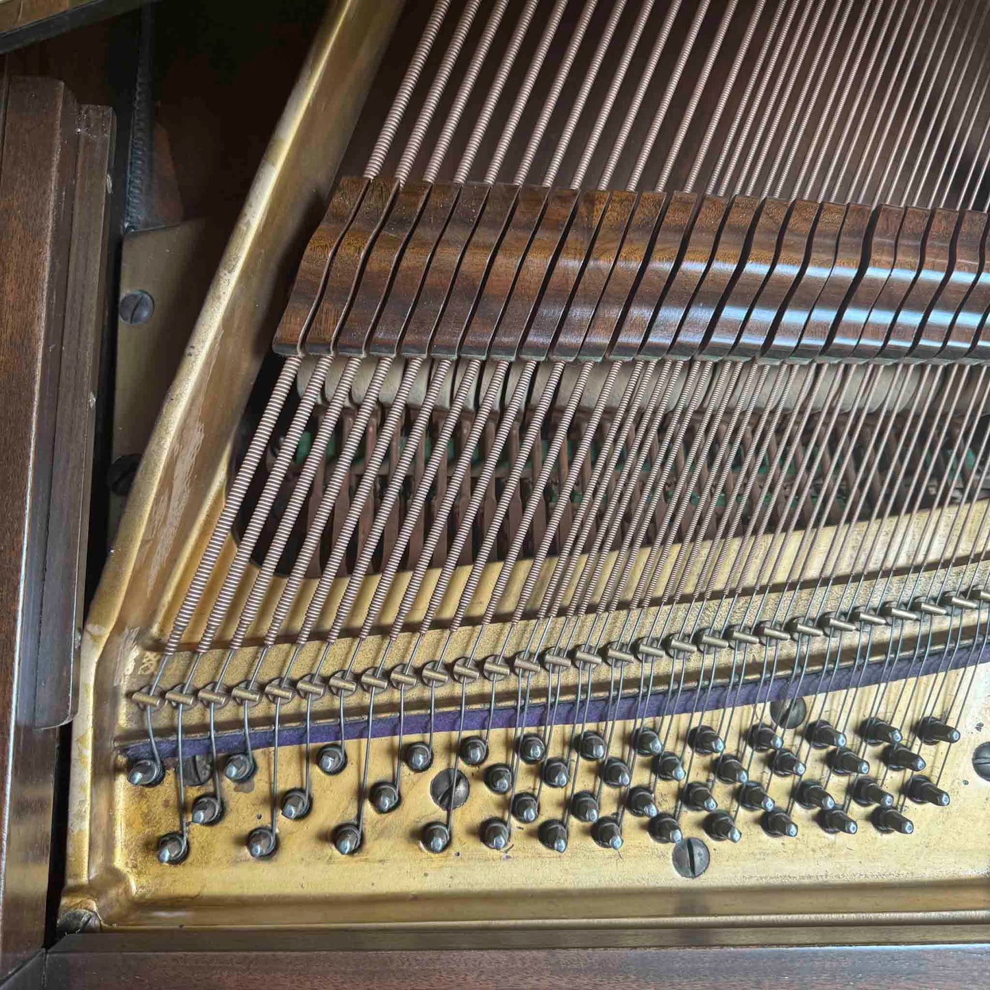 1920 Starck 4'11" Wood Finish Baby Grand Piano
