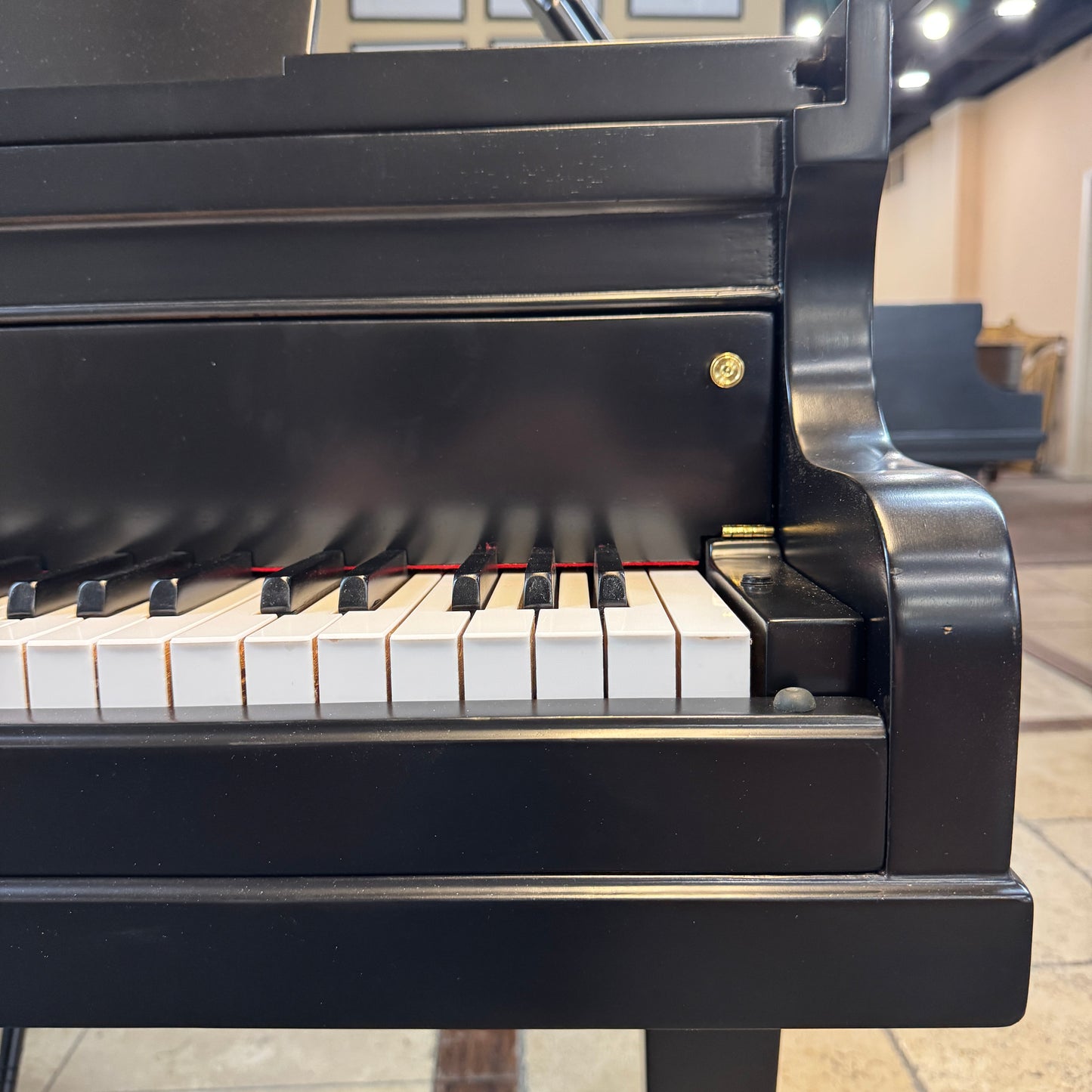 SOLD 1905 Everett Wood Finish Commissioned Baby Grand Piano