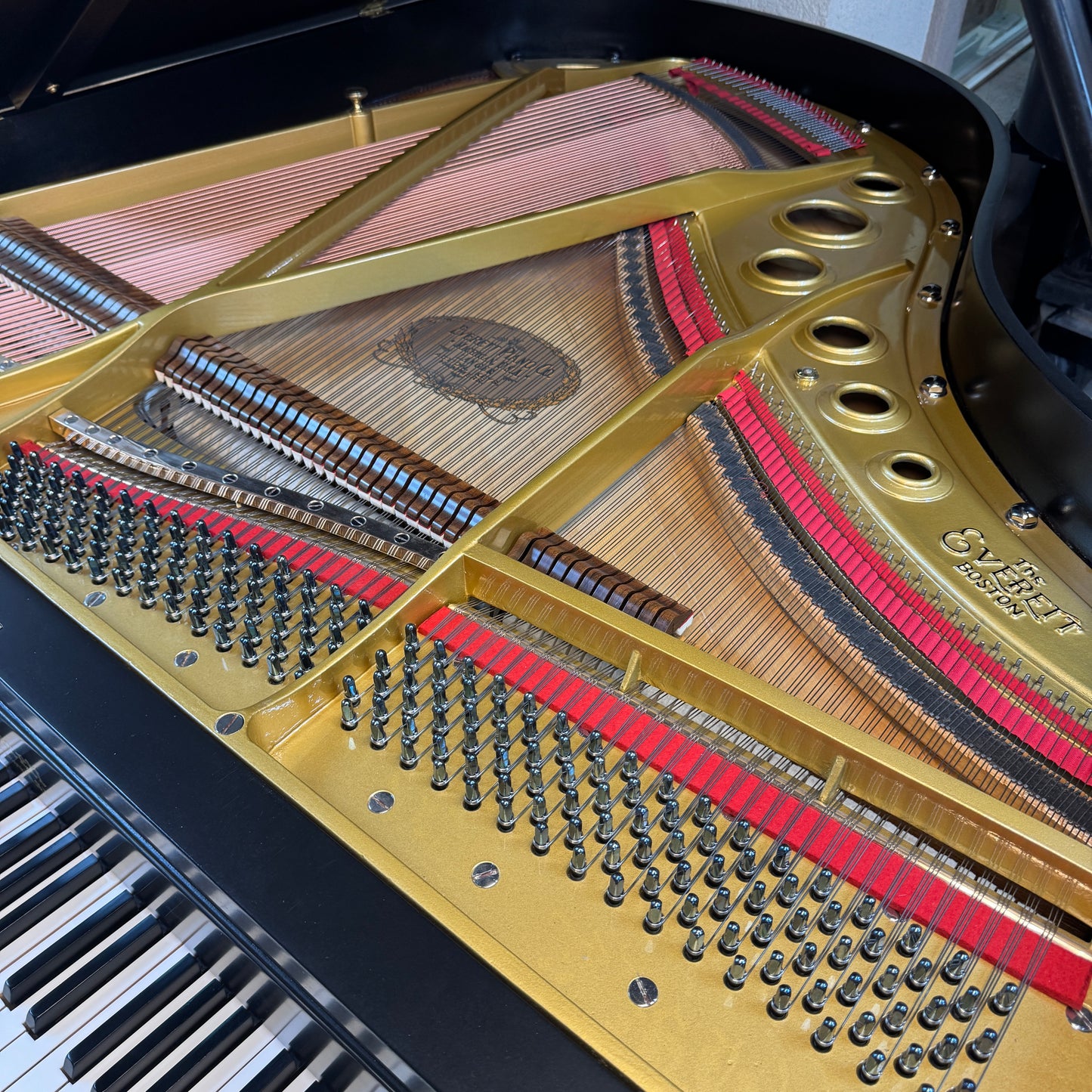 SOLD 1905 Everett Wood Finish Commissioned Baby Grand Piano