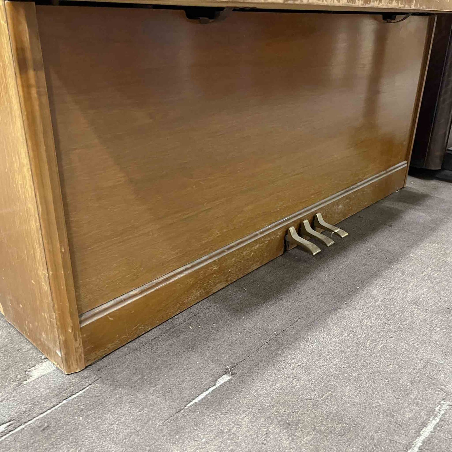 CURRENT SHOP WORK - 1966 Wurlitzer Wood Finish Commissioned Console Piano