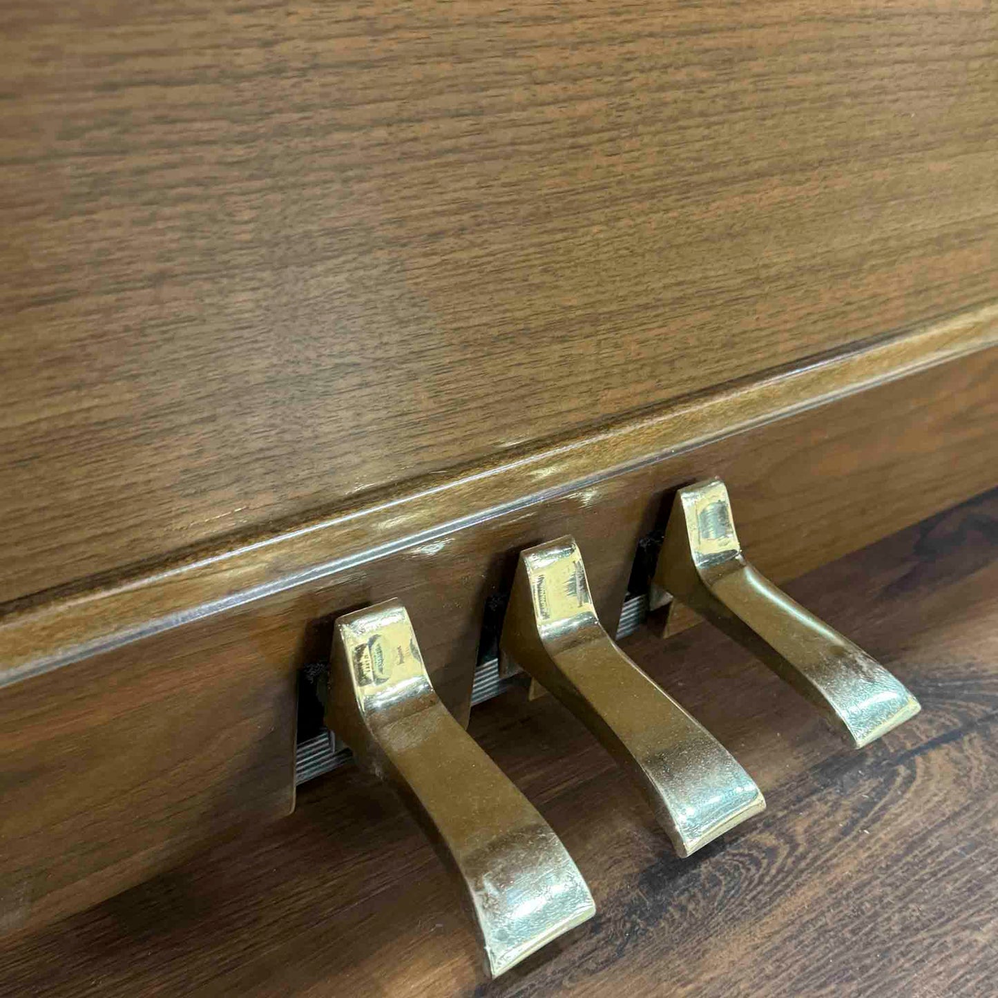 CURRENT SHOP WORK - 1966 Wurlitzer Wood Finish Commissioned Console Piano