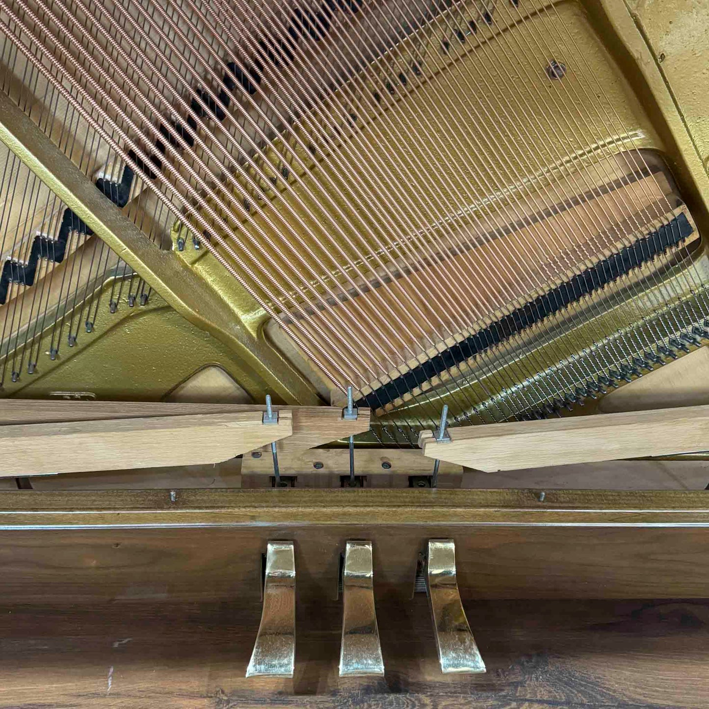 CURRENT SHOP WORK - 1966 Wurlitzer Wood Finish Commissioned Console Piano