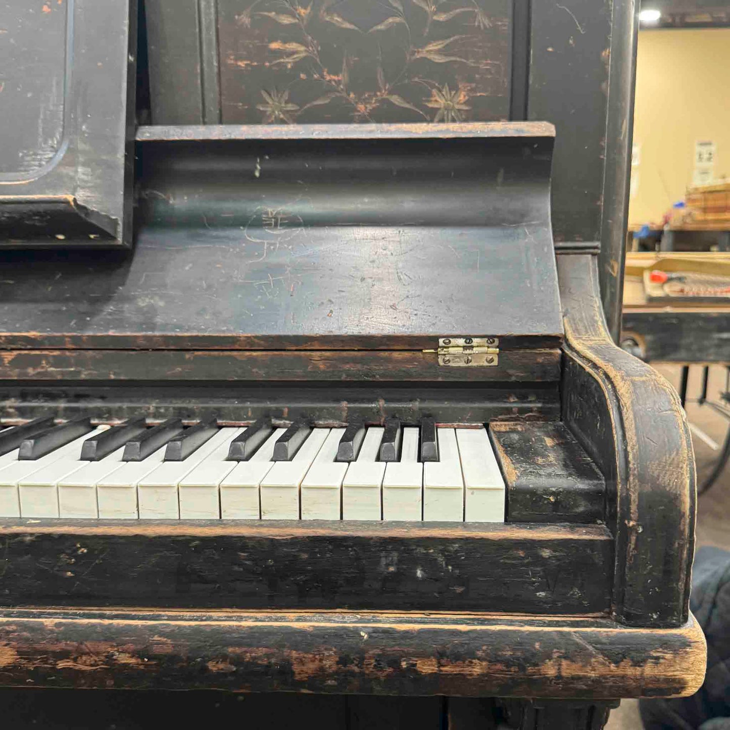 CURRENT SHOP WORK - 1892 Kimball Wood Finish 51" Commissioned Upright Piano