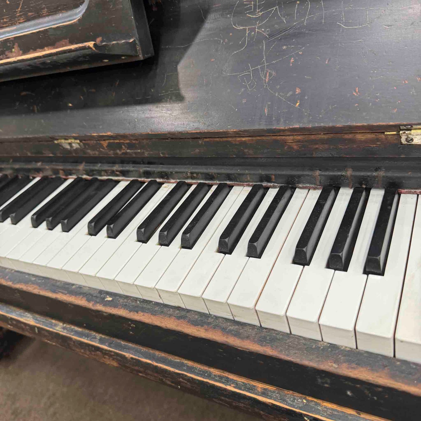 CURRENT SHOP WORK - 1892 Kimball Wood Finish 51" Commissioned Upright Piano
