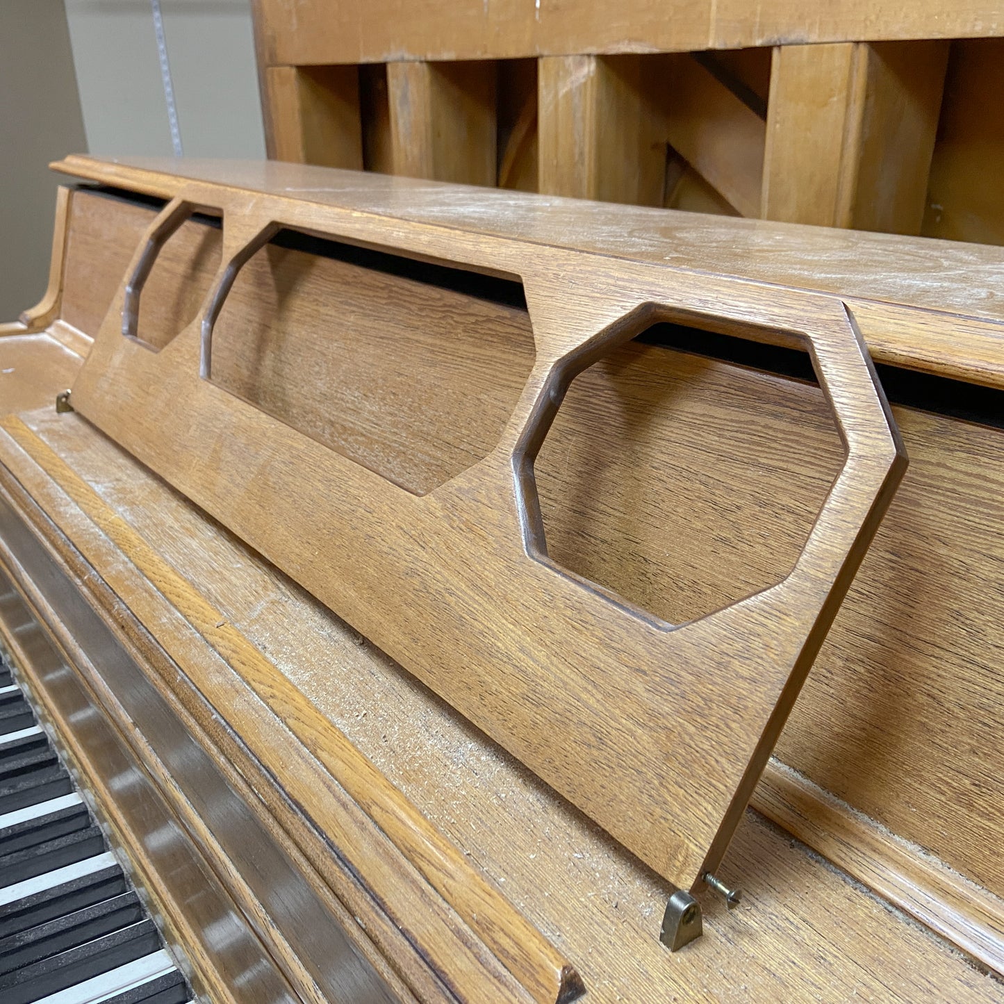 SOLD 1965 Cable 41" Satin Black Console Piano