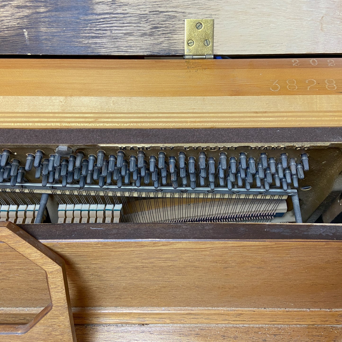 SOLD 1965 Cable 41" Satin Black Console Piano