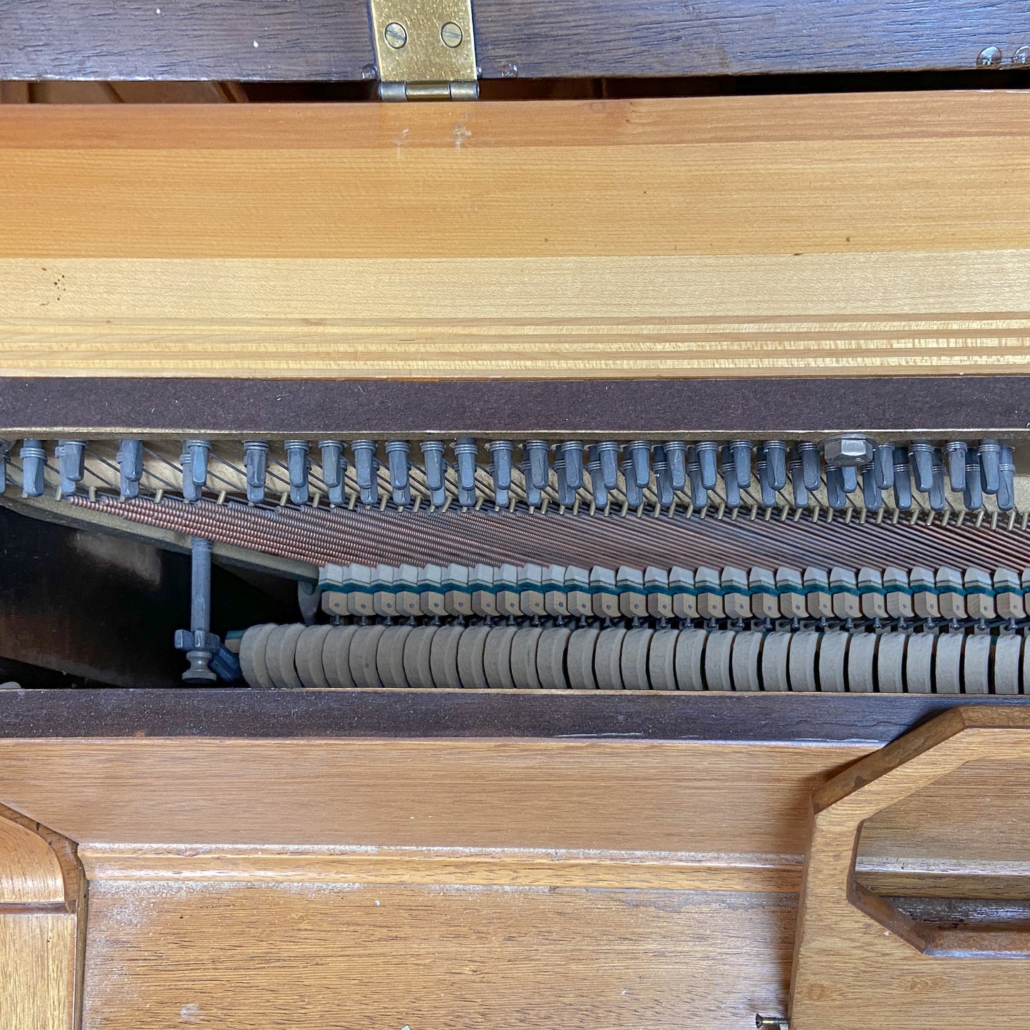 SOLD 1965 Cable 41" Satin Black Console Piano