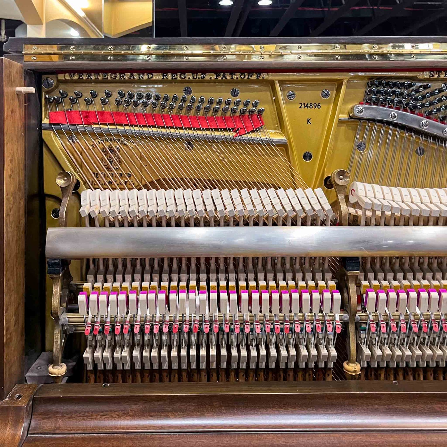 SOLD 1922 Steinway 52" Wood Finish Upright Piano