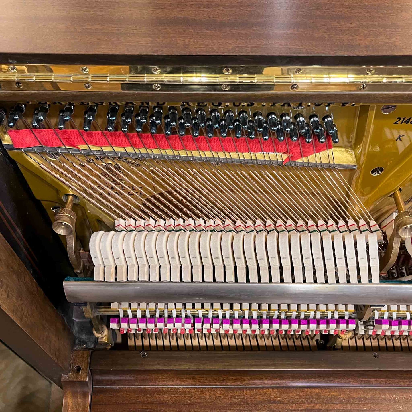 SOLD 1922 Steinway 52" Wood Finish Upright Piano