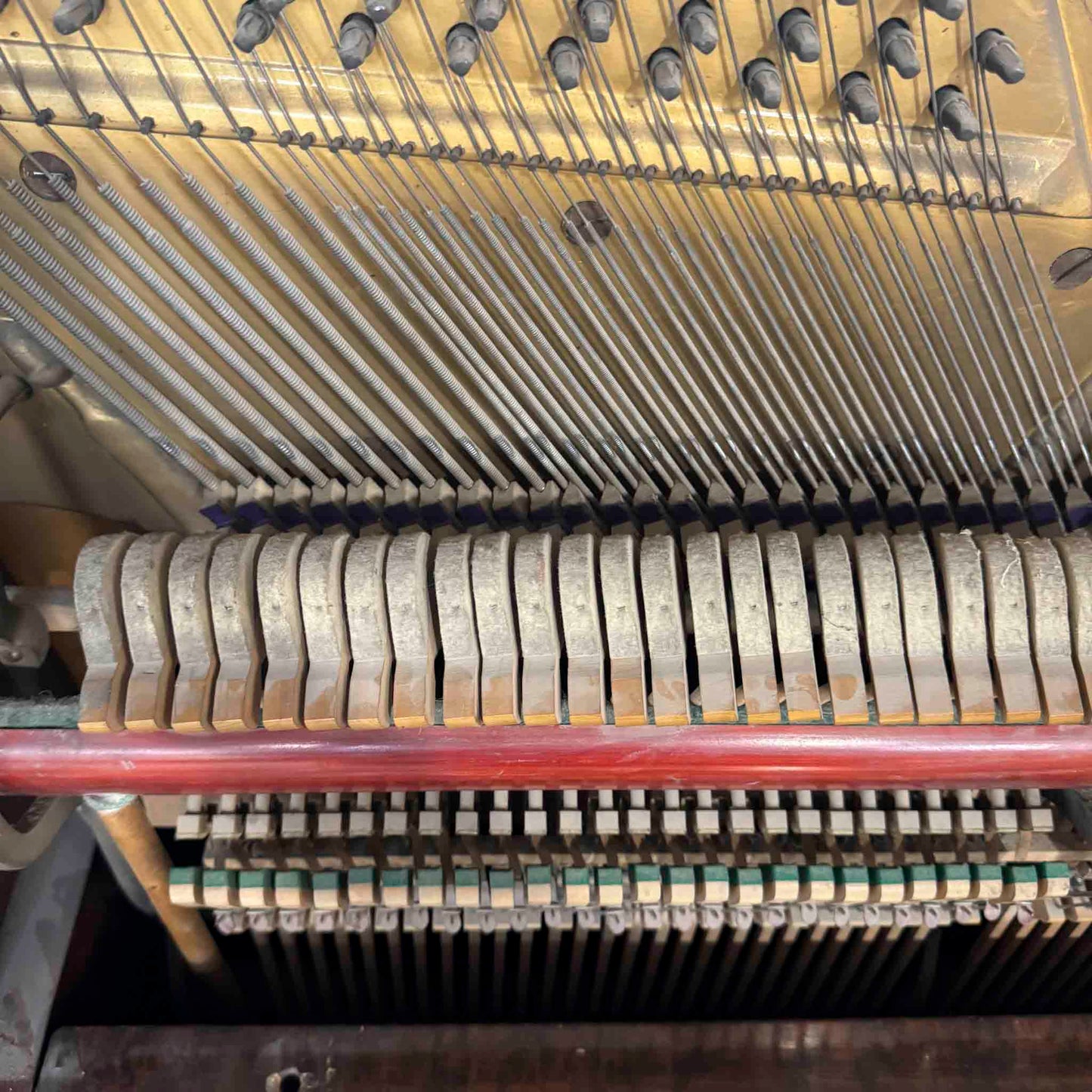 AVAILABLE TO RESTORE: CALL FOR CUSTOM PRICING - 1890 Harvard Wood Finish Upright Piano