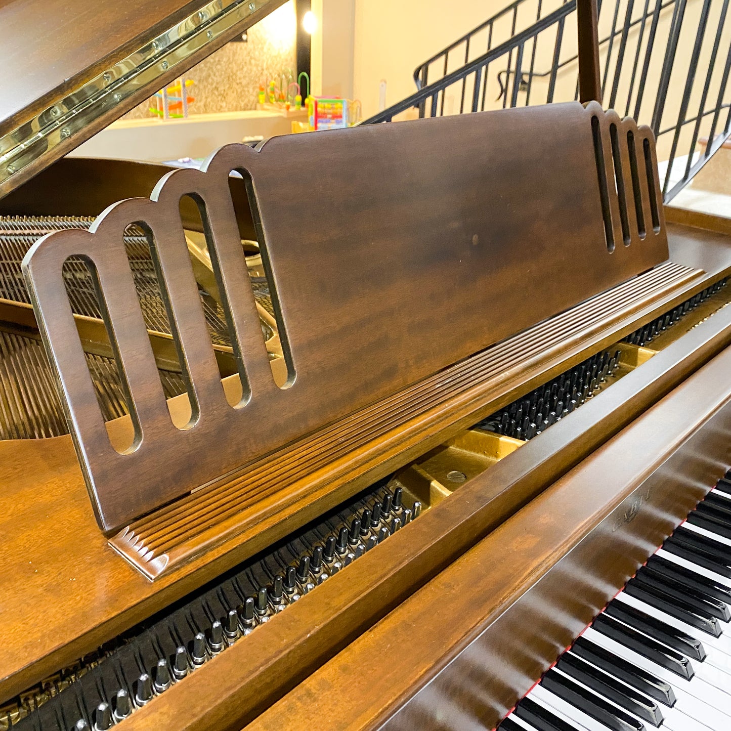 SOLD 1926 Cable 5' Satin Walnut Grand Piano