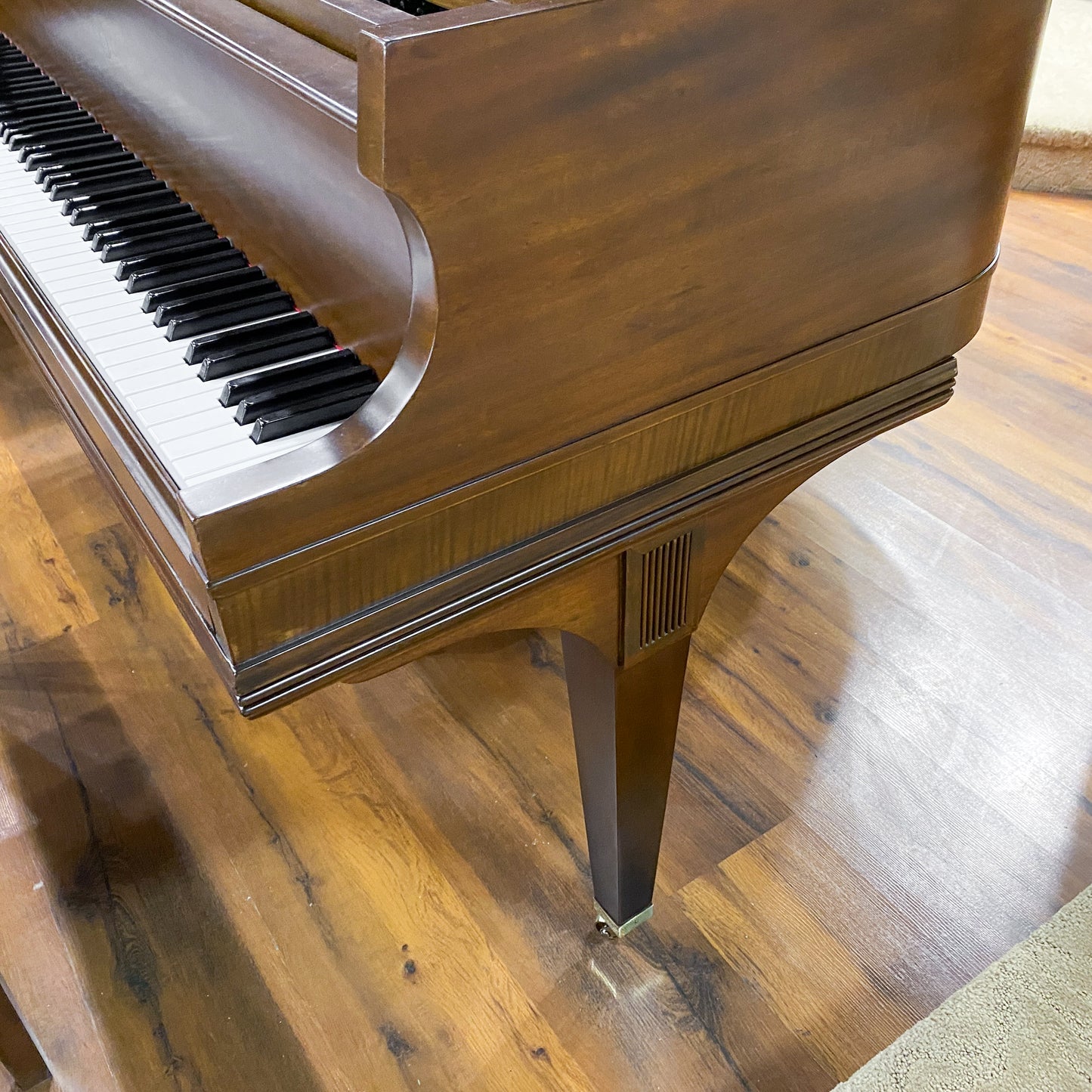 SOLD 1926 Cable 5' Satin Walnut Grand Piano