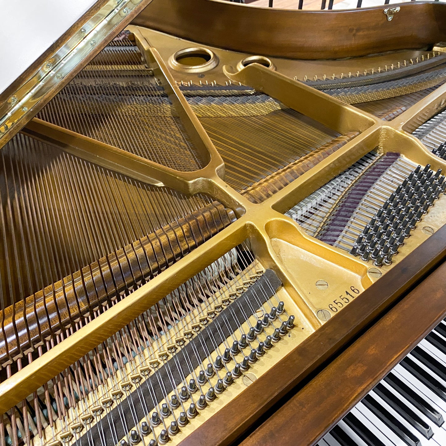 SOLD 1926 Cable 5' Satin Walnut Grand Piano