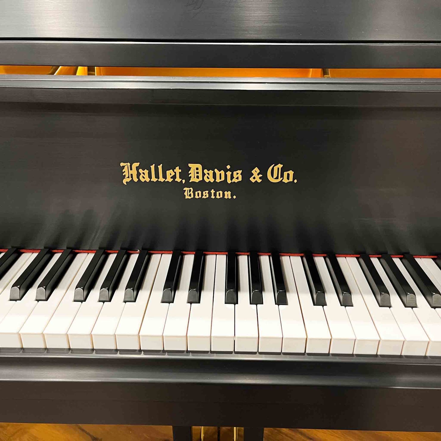 2015 Hallet Davis 160 Satin Black 5'3" Grand Piano