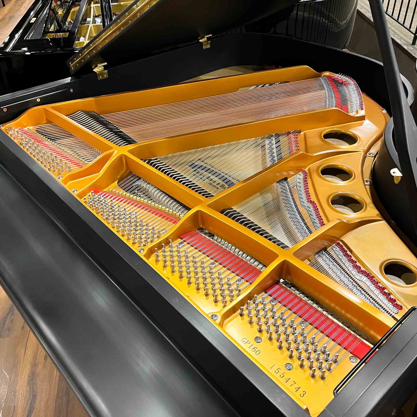 2015 Hallet Davis 160 Satin Black 5'3" Grand Piano